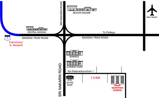 ἹBaan Suanthon Complex Village (Srinakarin) ͹ ҹǹ չԹ