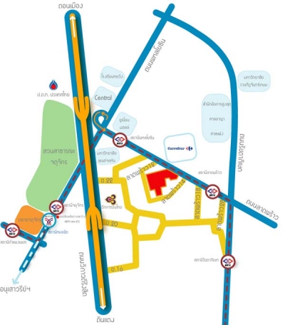 แผนที่The Issara Ladprao Condominium ( ดิ อิสสระ ลาดพร้าว คอนโดมิเนียม )