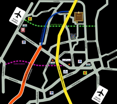 แผนที่สิริมณี รามอินทรา - วงแหวน บ้านเดี่ยว บ้านโครงการ บ้านจัดสรร