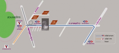 แผนที่The Light Lad Phrao Condo เดอะ ไลท์ ลาดพร้าว คอนโด