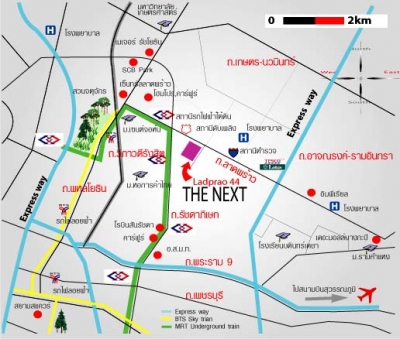 แผนที่The Next Condominium Ladprao 44 เดอะ เน็กส์ คอนโดมิเนียม ลาดพร้าว 44
