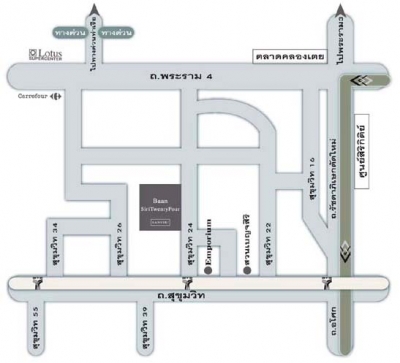 แผนที่Baan Siri Twenty Four Condo Sukhumvit24 บ้าน สิริ ทเวนตี้โฟร์ คอนโด สุขุมวิท 24 ใกล้รถไฟฟ้า พร้อมพงษ์