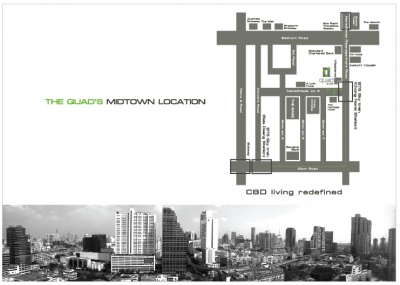 แผนที่Quad Silom Codominium ควอด สีลม คอนโดมิเนียม