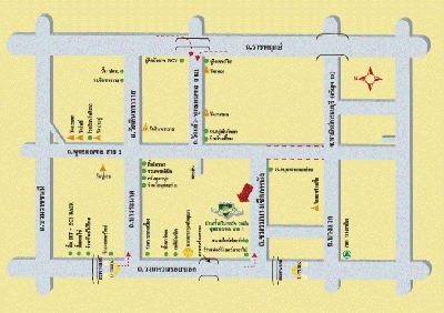 แผนที่บ้านฟ้า กรีนพาร์ค รอยัล พุทธมณฑล สาย1บ้านเดี่ยว ปิ่นเกล้า
