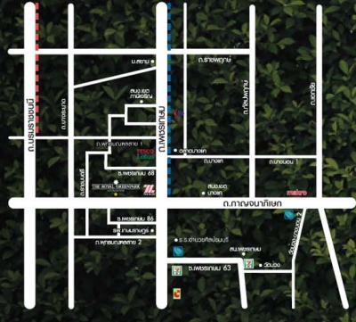 แผนที่THE ROYAL GREENPARK (Kanchanaphisek) เดอะ รอยัล กรีนพาร์ค (กาญจนาภิเษก)
