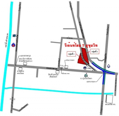 แผนที่Regent Home VII Sukhumvit Condominium คอนโด รีเจ้นท์โฮม 7 สุขุมวิท