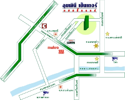 แผนที่Lumpini Center Navamintr (Happyland Phase 5) คอนโด ลุมพินีเซ็นเตอร์ นวมินทร์ (แฮปปี้แลนด์ เฟส 5)