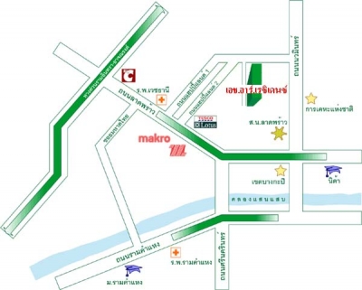 แผนที่Condo H.R. Residence คอนโด เอช.อาร์.เรซิเดนซ์