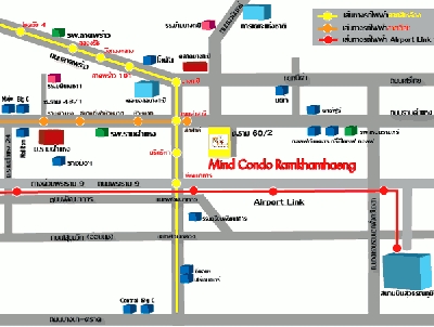 แผนที่Mind Condo Ramkhamhaeng