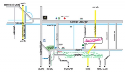 แผนที่บ้านร่วมทางฝัน 2 ลำลูกกาคลอง 4 บ้านเดี่ยว โครงการบ้าน