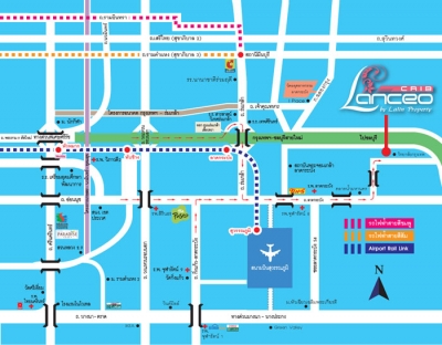 แผนที่Lanceo CRIB แลนซีโอ คริป อ่อนนุช - สุวรรณภูมิ Suwannaphum