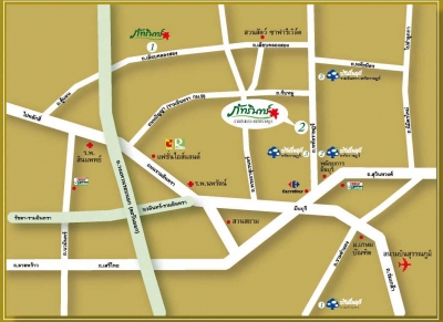 แผนที่บ้านภัทรินทร์ รามอินทรา หทัยราษฎร์