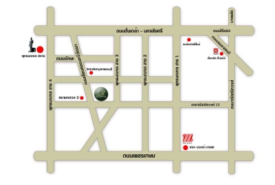 แผนที่รัตตนาวดี รีเจ้นท์ พุทธมณฑล สาย 3 สนามหลวง 2 บ้านเดี่ยว