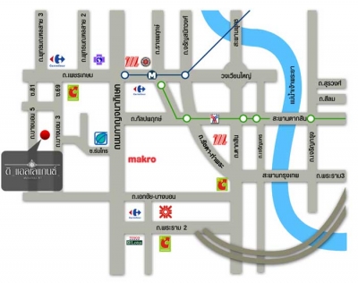 แผนที่THE ELEGANCE PHETKASEM 81 ดิ แอลลิแกนซ์ เพชรเกษม 81 บ้านเดี่ยว