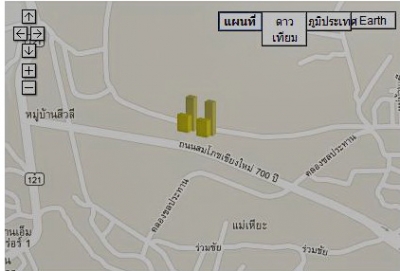 แผนที่North Condo คอนโด เชียงใหม่