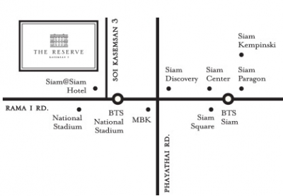 แผนที่The Reserve เกษมสันต์ 3