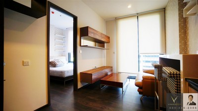 ٻҾ For Rent, EDGE SUKHUMVIT 23 Condominium, 1B1B, 34 SQM, king size bed, fully furnished, luxurious decorated, best price in Asok