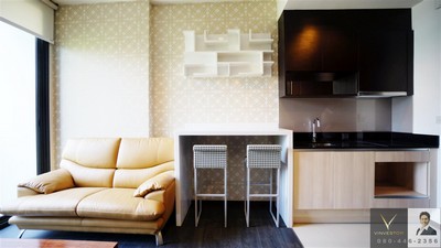 ٻҾ For Rent, EDGE SUKHUMVIT 23 Condominium, 1B1B, 34 SQM, king size bed, fully furnished, luxurious decorated, best price in Asok